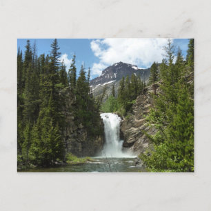 Eagle Falls im Glacier National Park Postkarte