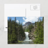 Eagle Falls im Glacier National Park Postkarte (Vorne/Hinten)