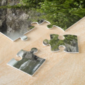 Eagle Falls im Glacier National Park Puzzle (Seite)