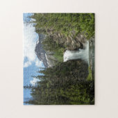 Eagle Falls im Glacier National Park Puzzle (Vertikal)