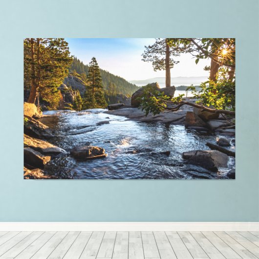 Eagle Falls Lake Tahoe Berufliche Leinwand Kunst,  (Insitu (Holzboden))