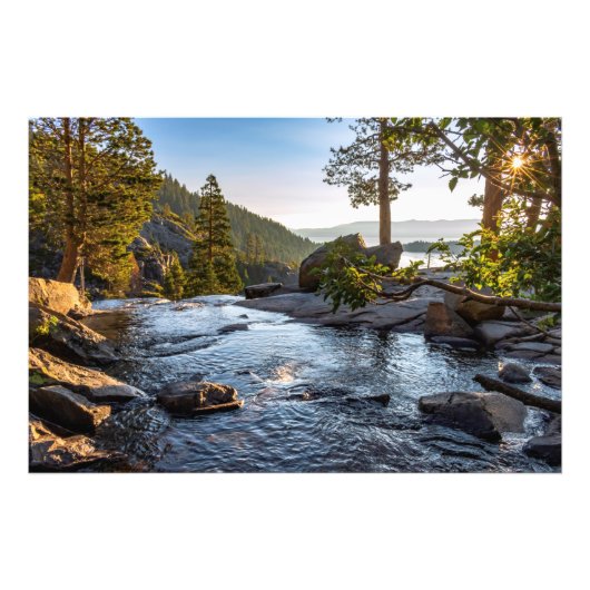Eagle Falls Lake Tahoe Sunrise Foto Print (Vorne)