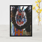 Eagle Feather Karte (Gelbe Blume)