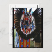 Eagle Feather Postkarte (Vorne/Hinten)