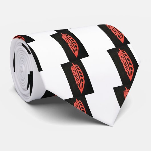 Eagle-Feder-Entwurf Krawatte (Gerollt)