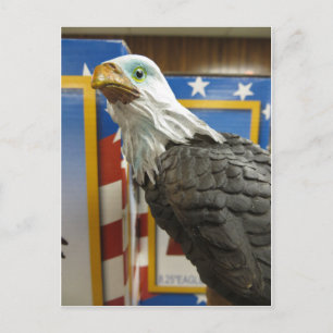 Eagle Figurine Postkarte