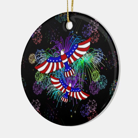 Eagle Fireworks Keramikornament (Links)