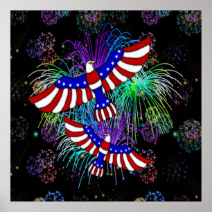 Eagle Fireworks Poster