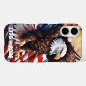 Eagle Flag 250th Anniversary iPhone / iPad case (Rückseite (Horizontal))