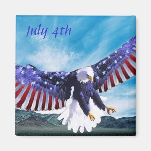Eagle Flag Magnet (Vorne)