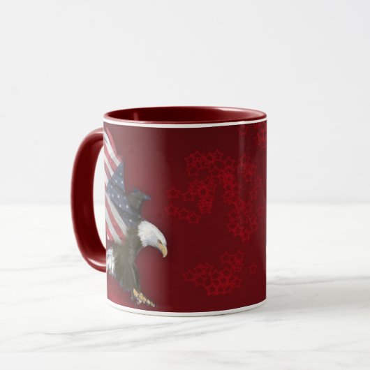 Eagle Flag Tasse (Vorderseite Links)