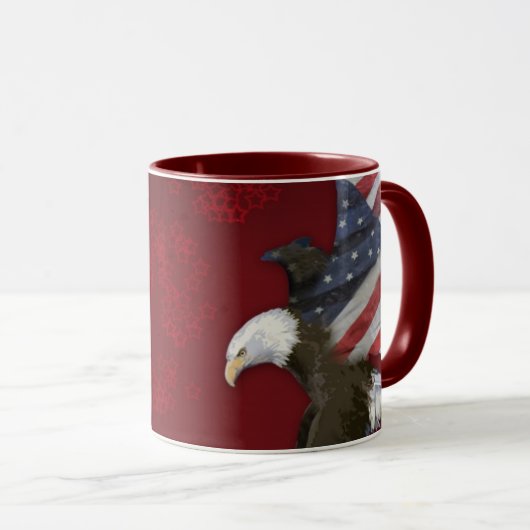 Eagle Flag Tasse (VorderseiteRechts)