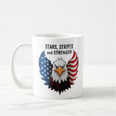 Eagle Flag USA Kaffeetasse (Links)