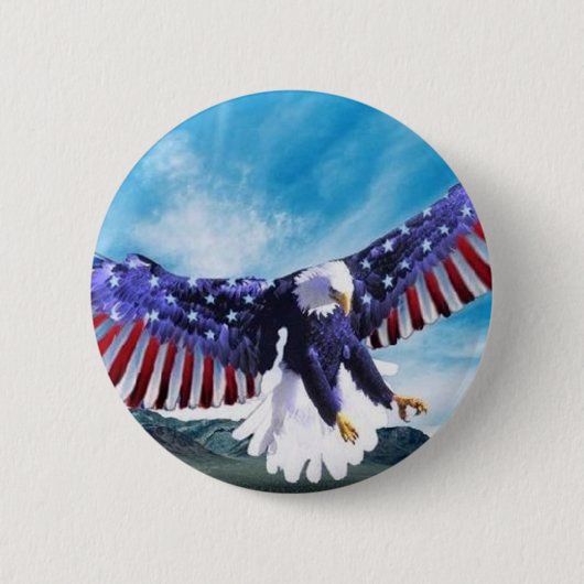 Eagle-Flagge Button (Vorderseite)