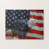 Eagle-Flagge-Puzzlespiel Puzzle (Horizontal)