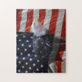 Eagle-Flagge-Puzzlespiel Puzzle (Vertikal)