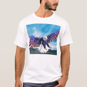 Eagle-Flagge T-Shirt (Vorderseite)