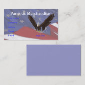 Eagle-Flagge Visitenkarte (Vorne/Hinten)