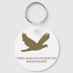 Eagle fliegt an der Mitternachtsschlüsselkette Schlüsselanhänger