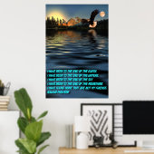 Eagle-Flight-29-Navajo-Proverb Poster (Heimbüro)