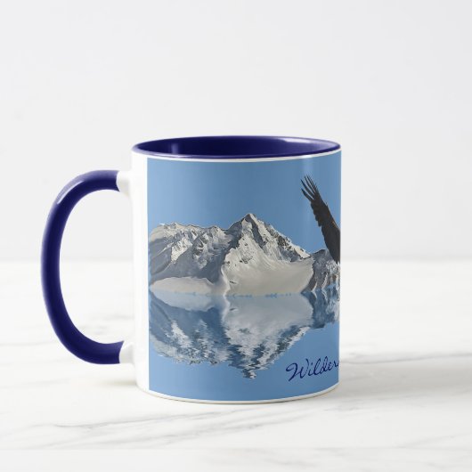 EAGLE FLIGHT Bald Eagle Wildlife Drinks Tasse (Links)