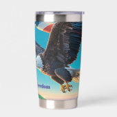 Eagle Flight Flag 1776-2026 Quarter-Millennium USA Thermobecher (Links)