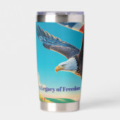 Eagle Flight Flag 1776-2026 Quarter-Millennium USA Thermobecher (Vorderseite)