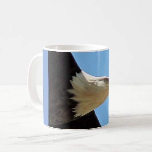 Eagle Flight Portrait Kaffeetasse (Vorderseite Links)