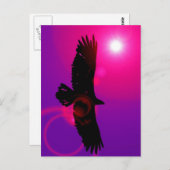 Eagle-Flügel Postkarte (Vorne/Hinten)
