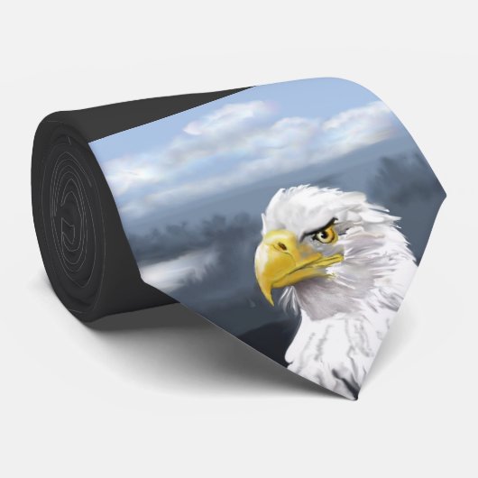 eagle fly ,tie, Kravatte Krawatte (Gerollt)