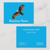 Eagle Flying Bald Eagle Visitenkarte (Vorne/Hinten)