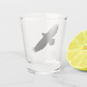 Eagle Flying Shot Glass Schnapsglas (Rückseite)