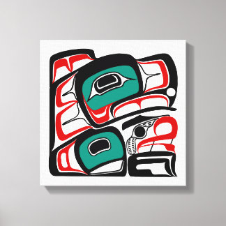 Eagle - Formgebung der Nordwestküste des Pazifiks Leinwanddruck