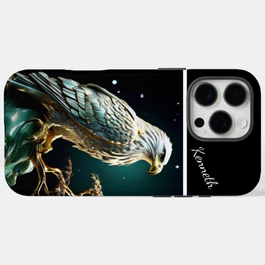 Eagle Full Moon Case-Mate iPhone Hülle (Rückseite (Horizontal))
