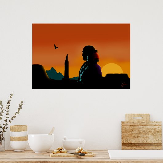 Eagle Gaze Poster (Küche)