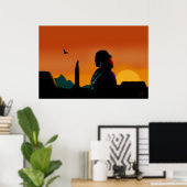 Eagle Gaze Poster (Heimbüro)