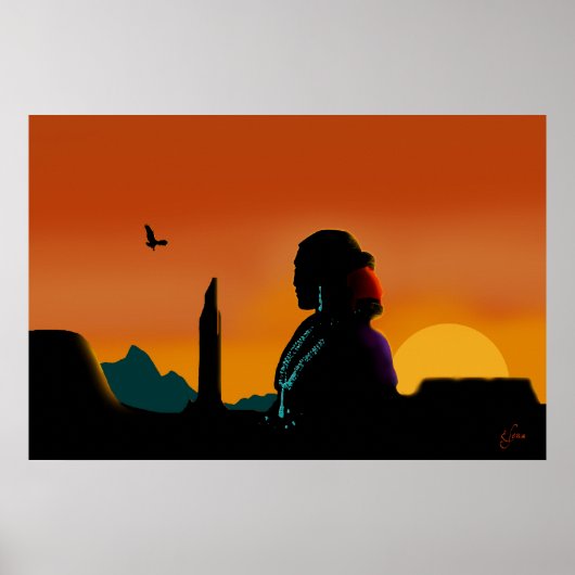 Eagle Gaze Poster (Vorne)