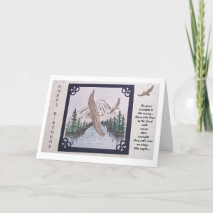 Eagle-Geburtstags-Karte Karte