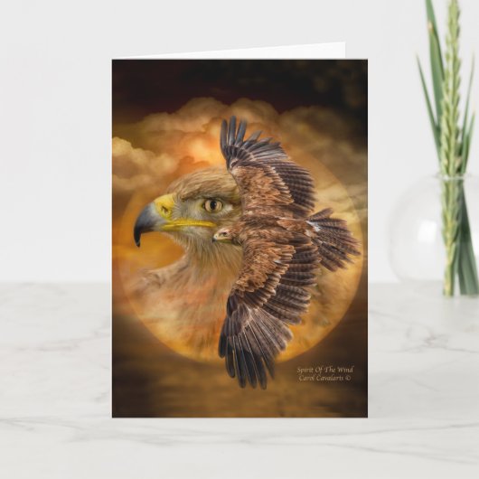 Eagle-Geist der Wind ArtCard Karte (Vorderseite)