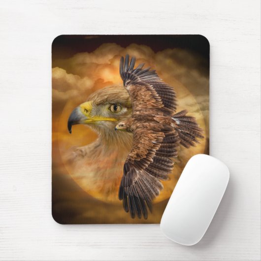 Eagle-Geist der Wind-Kunst Mousepad (Mit Mouse)