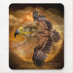 Eagle-Geist der Wind-Kunst Mousepad