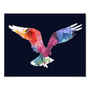 Eagle-Geist-Tier-Vogel. Totem. Aquarell-Kunst Fotodruck