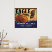 Eagle Georgia Paches Poster (Küche)