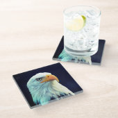 Eagle Glasuntersetzer (Schrägansicht)