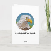 Eagle Glückwunschkarte Karte (Rückseite)