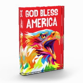 Eagle God Bless America Fotoblock (Links)