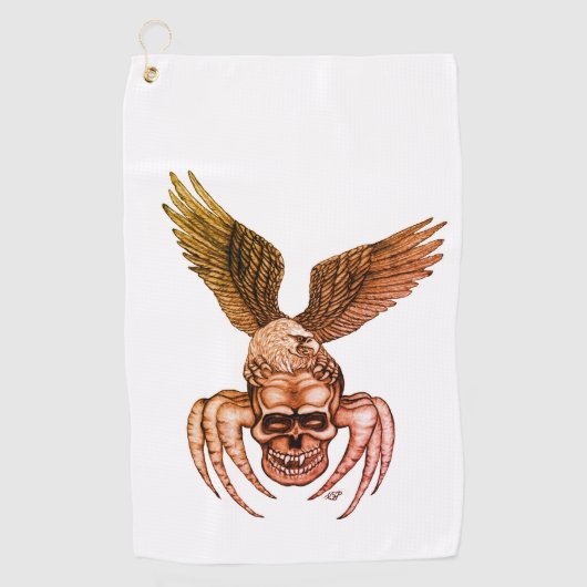 Eagle Golfhandtuch (Vorderseite)