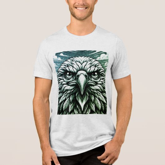 Eagle Graphic T - Shirt Tri-Blend-Shirt (Vorderseite)