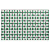 Eagle Green & Black Raute Muster Stoff (Fat Quarter (45,7 x 55,9 cm))