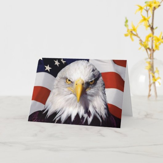 Eagle Grußkarte Karte (Gelbe Blume)